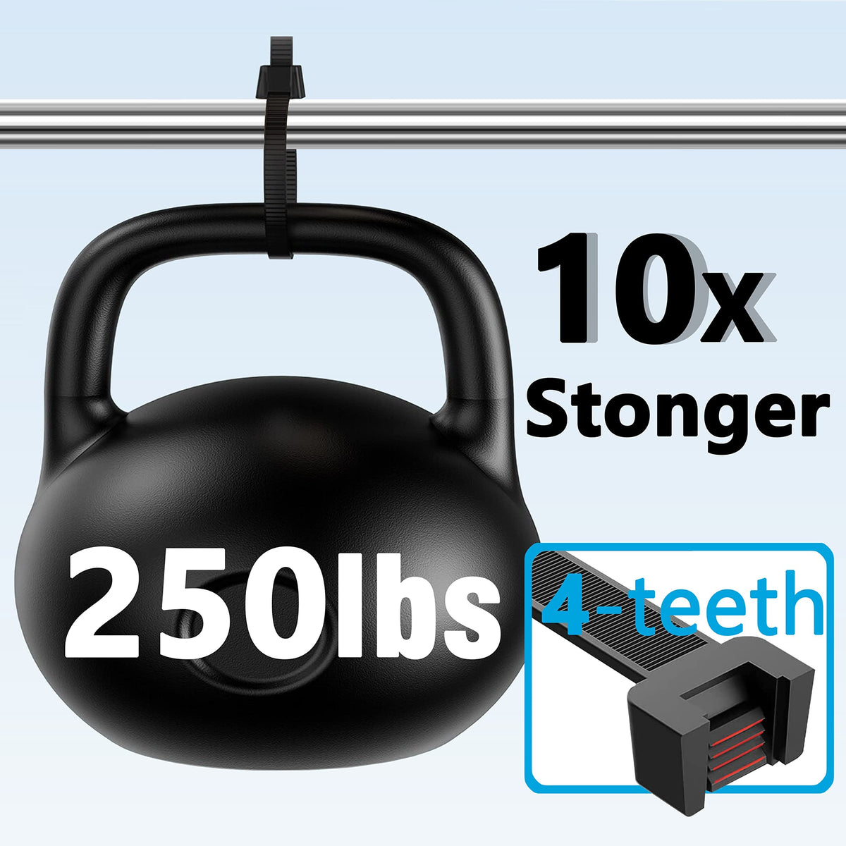 yoyoellafa 250lb test zip ties secure robust cable management