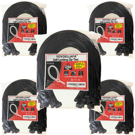 yoyoellafa large zip ties demonstrate 20 inch length for heavy-duty outdoor tasks