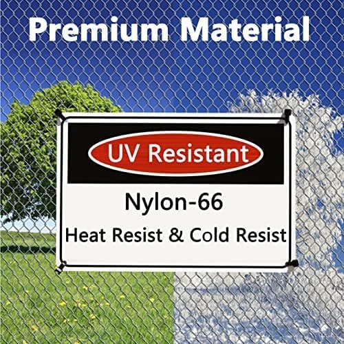 Yoyoellafa UV-resistant waterproof zip tie for outdoor use.