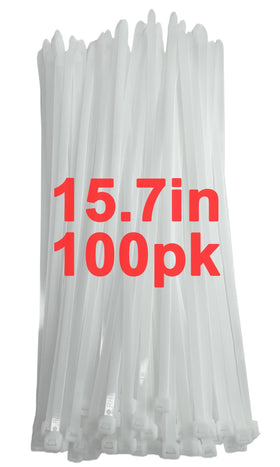 yoyoellafa zip ties 15.7 inch long for heavy-duty bundling