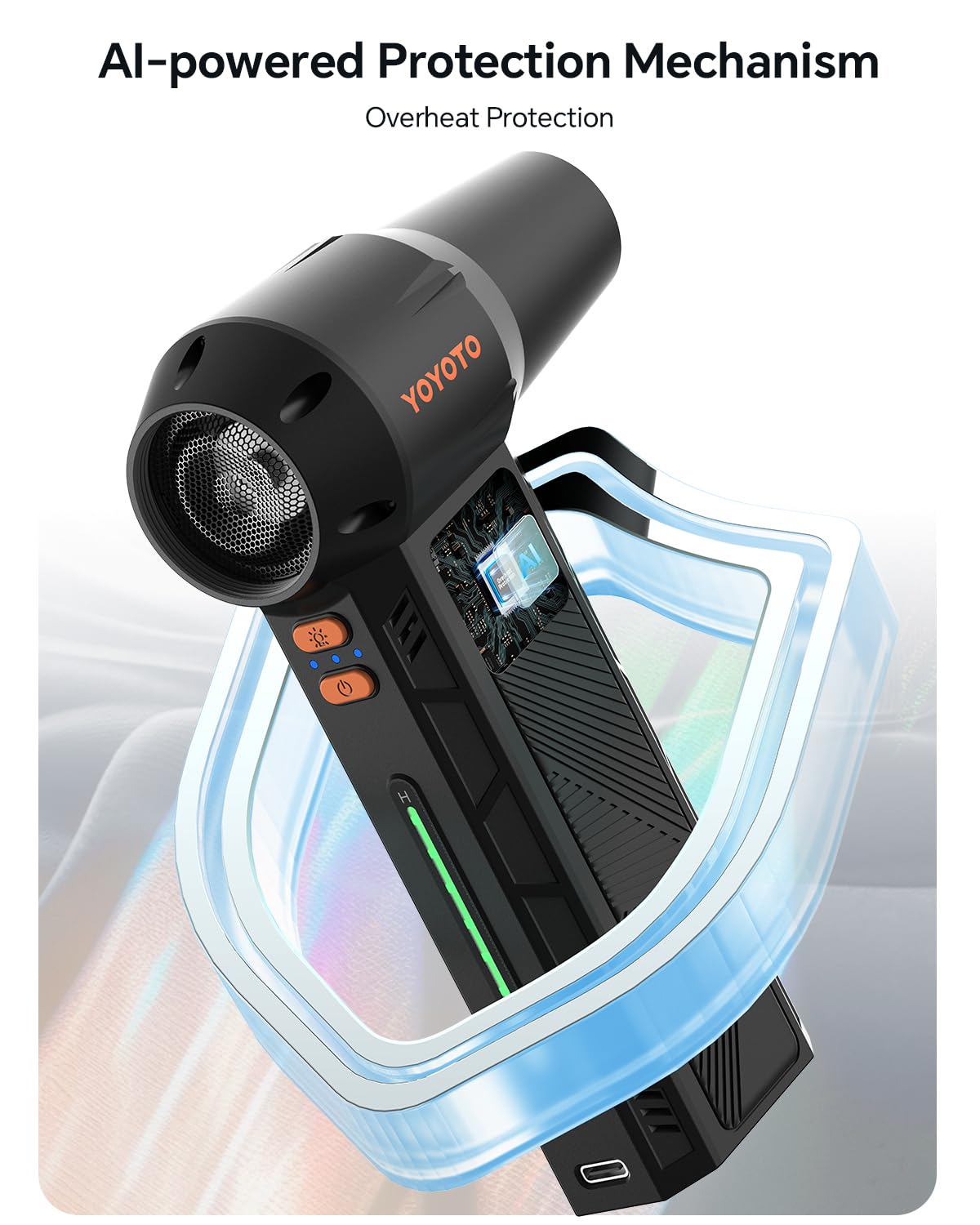 yoyoto held in hand to show pocketable size and comfortable operation