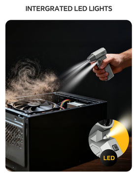 yoyoto cleaning car vent in use demonstrating powerful debris removal