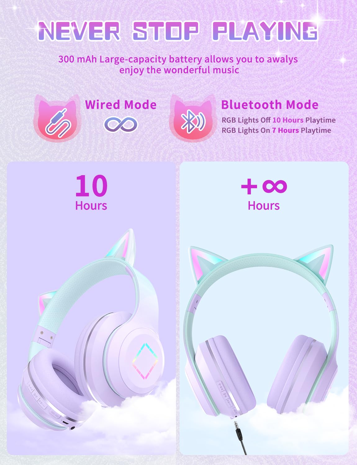 YOYOTUNE child wearing headphones with tablet showing safe learning