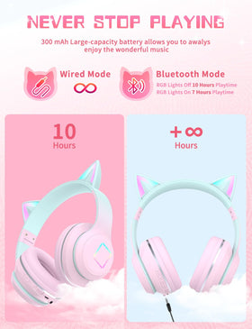 YOYOTUNE TF card slot for MP3 playback on kids headphones
