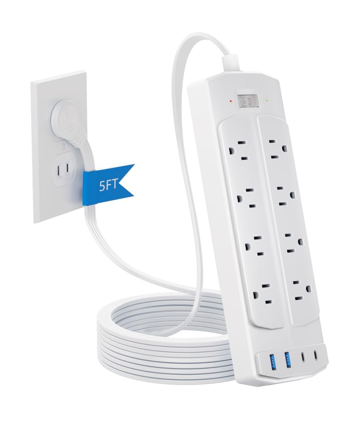 Yozisital 2 Prong to 3 Prong adapter enabling grounded plugs in non-grounded outlets