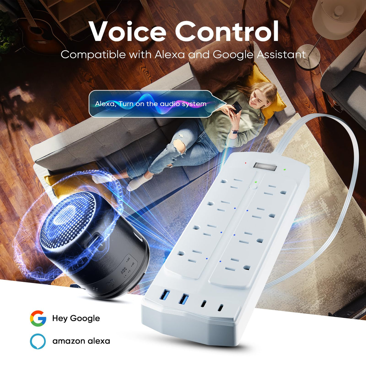 Yozisital close-up of USB-C, USB-A ports and Wi-Fi button for easy setup