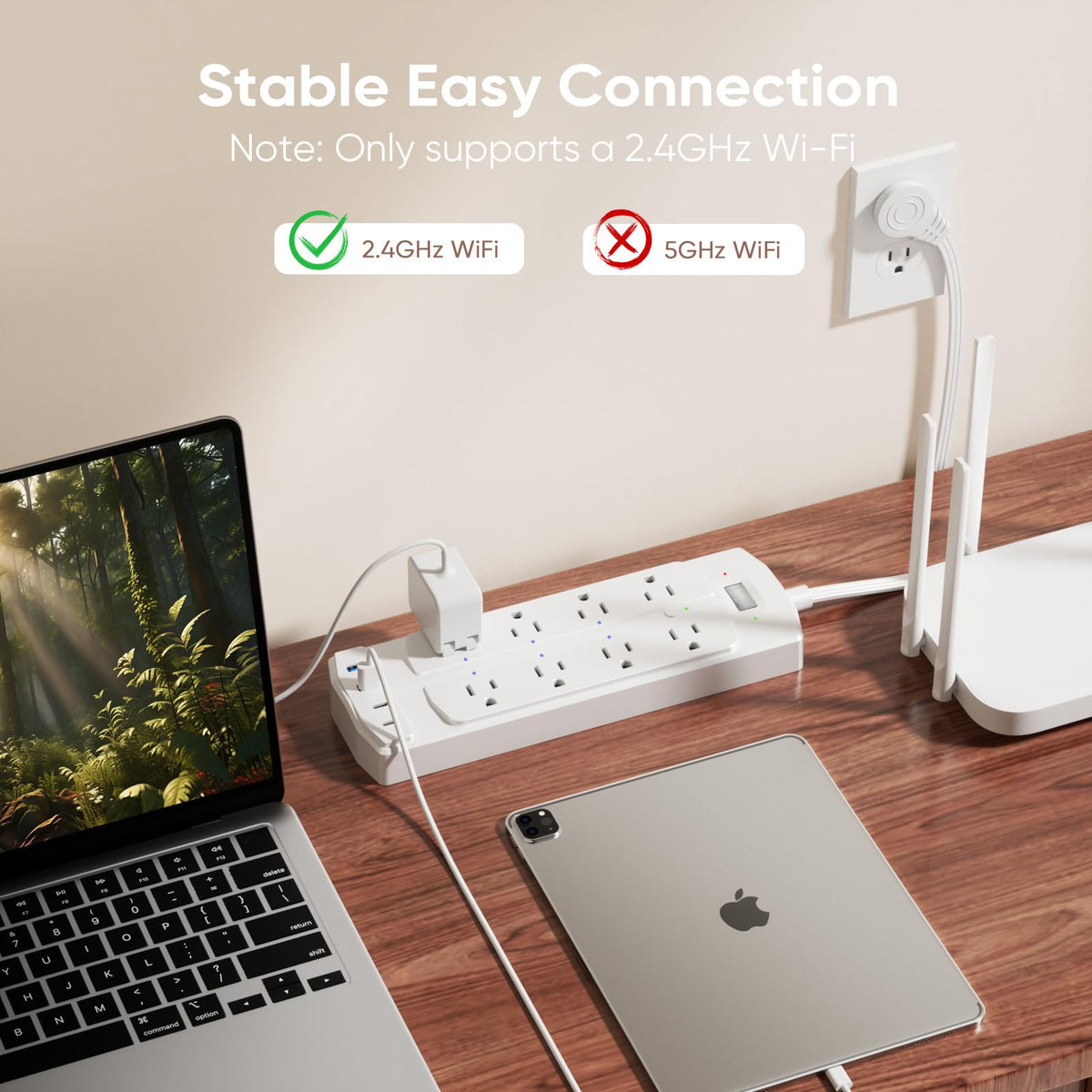 Yozisital flat plug cord profile for low-clearance placement behind furniture