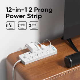Yozisital flat plug design fits tight spots behind furniture