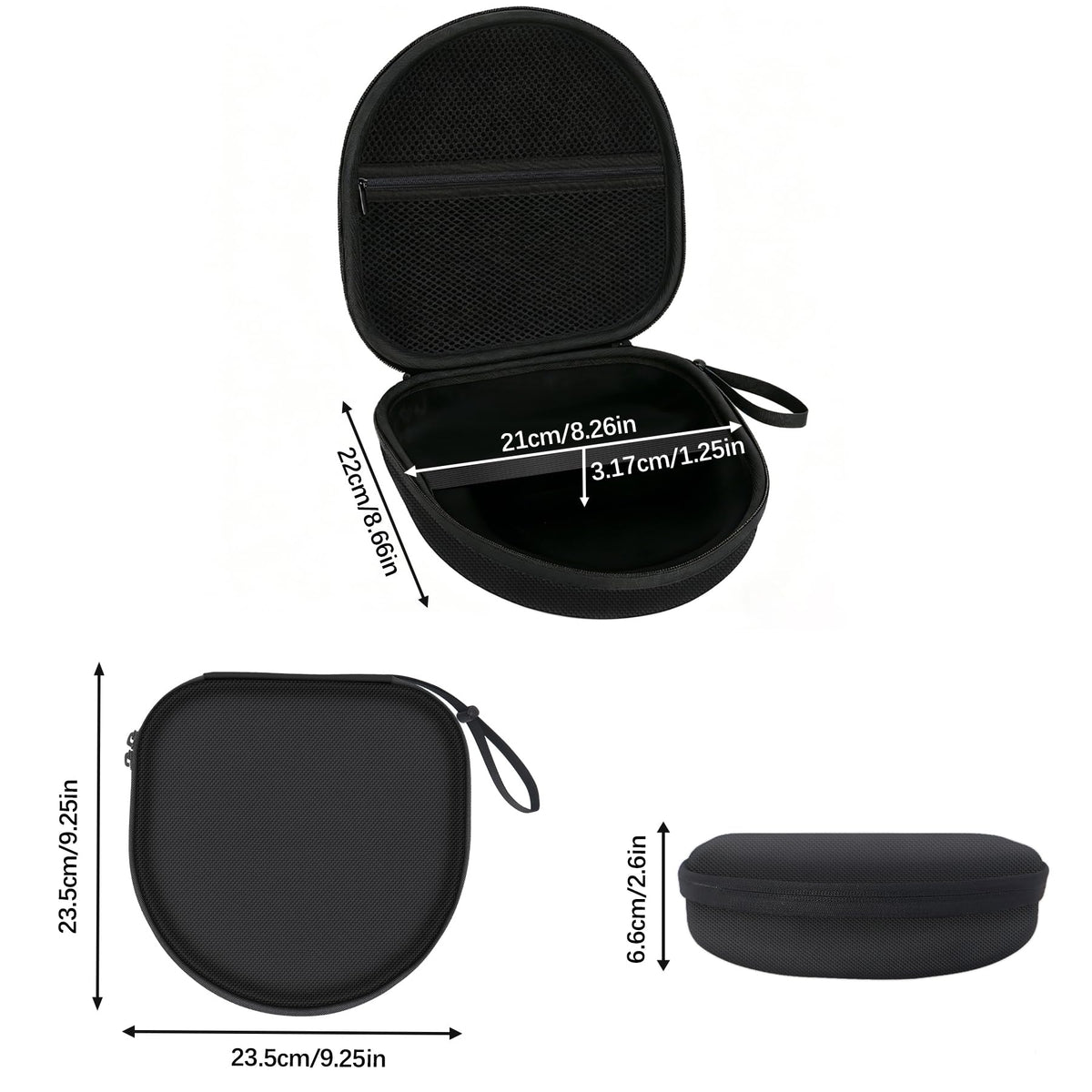 YPW EVA case nylon exterior delivers rugged, everyday protection.