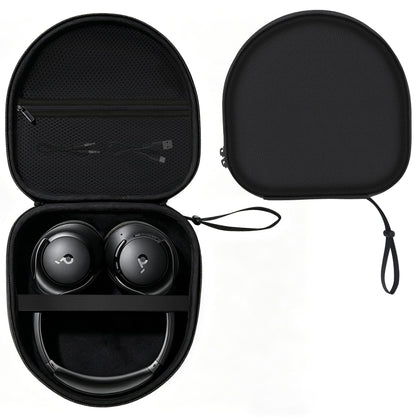 YPW EVA case for Soundcore Q20i Q30 with snug fit and accessory mesh.