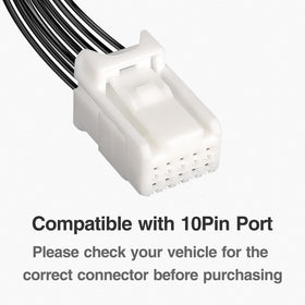 YQMAJIM dashcam power adapter compatibility chart helps verify mirror type
