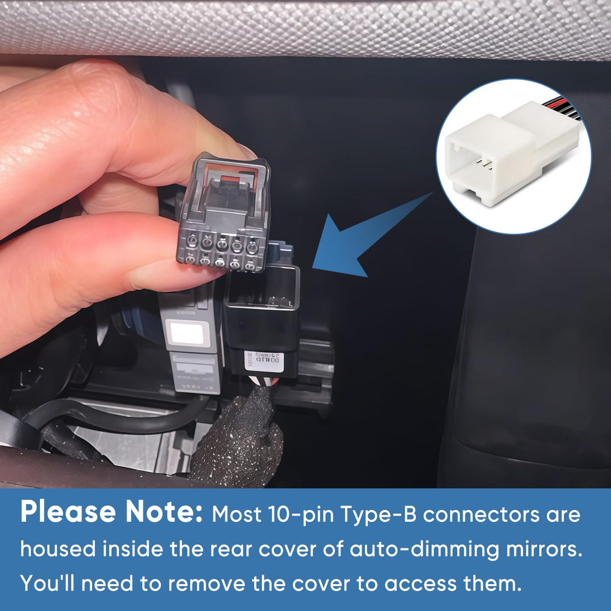 YQMAJIM dashcam power adapter with two USB ports for devices