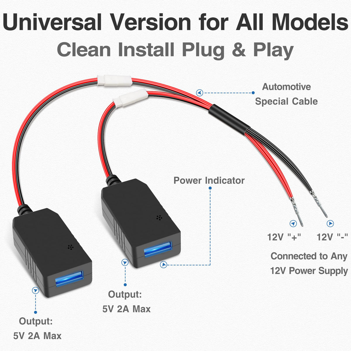 YQMAJIM USB buck module detail demonstrating stable 5V output