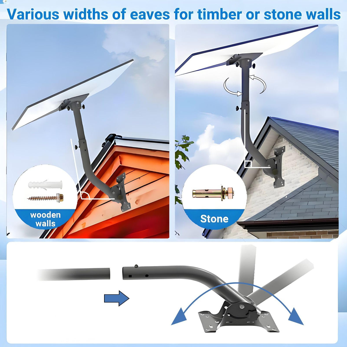 YQZGRH Starlink Gen 3 pivot base supports dependable performance in wind.