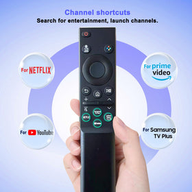Close-up of Yrtnlo remote buttons with tactile feedback.