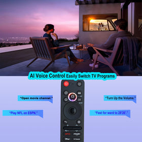 Yrtnlo M5 AI compatible remote with voice features.