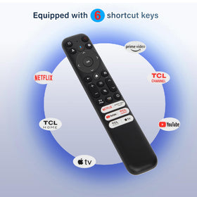 Yrtnlo RC813 shortcut keys close-up for instant streaming access.