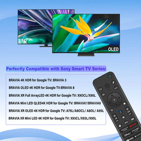 Yrtnlo RMF-TX910U remote-buttons view highlighting one-touch streaming shortcuts.