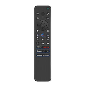 Yrtnlo RMF-TX910U remote front view showing universal compatibility with Sony Bravia TVs.