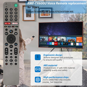 YRwzbp RMF-TX600U in living room scene emphasizing convenient control