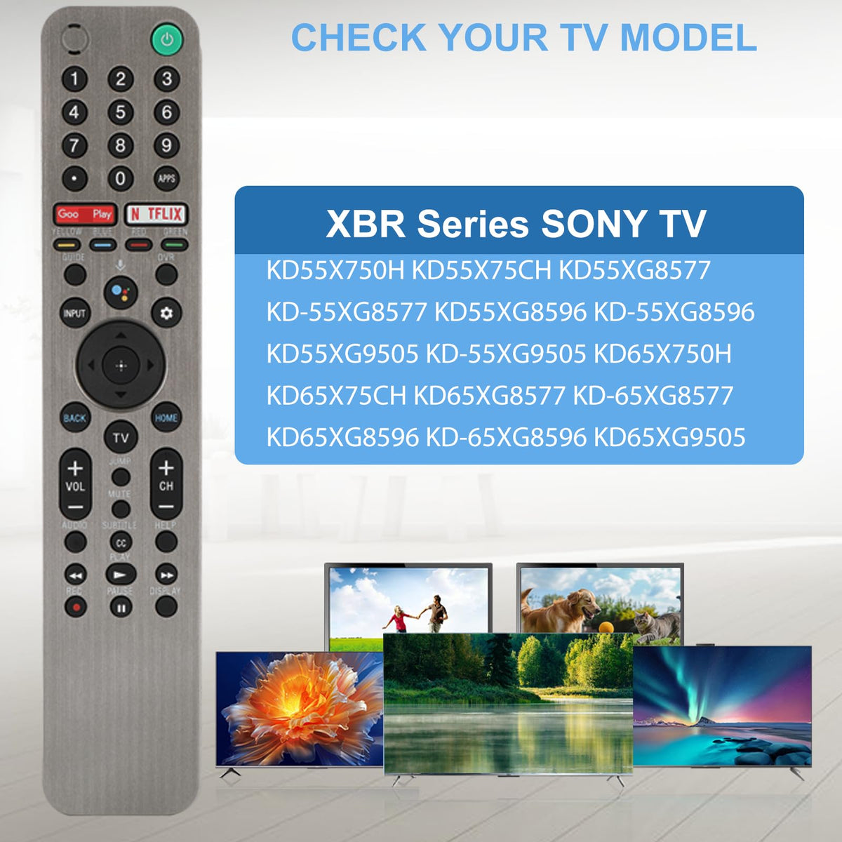 YRwzbp RMF-TX600U Netflix hotkey label for quick streaming access