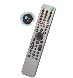 YRwzbp RMF-TX600U remote front view for Sony TV with comfortable soft buttons for easy navigation