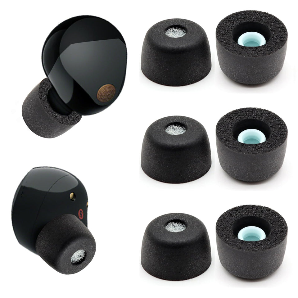 YSIUENG memory foam ear tips for Sony WF-1000XM6 for improved comfort and seal