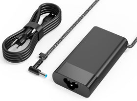 YTech 65W laptop charger front view for HP notebooks.