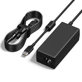 YTech 65W USB-C laptop charger close-up, ideal for fast charging on the go.