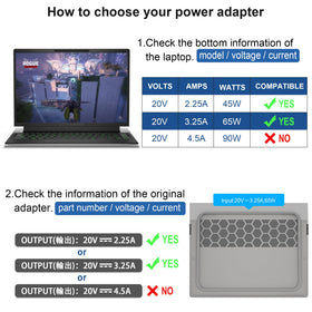 YTech Chromebook 3100 compatible charger for versatile school use