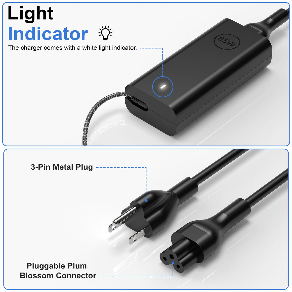 YTech Dell Precision charger compatible with 3480 to 3580 models