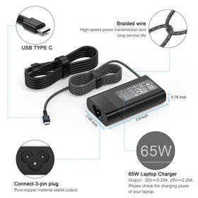 YTech HP-Chromebook compatibility highlights easy charging across models.