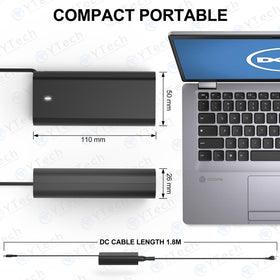 YTech Latitude compatibility USB-C charger for on-the-go work