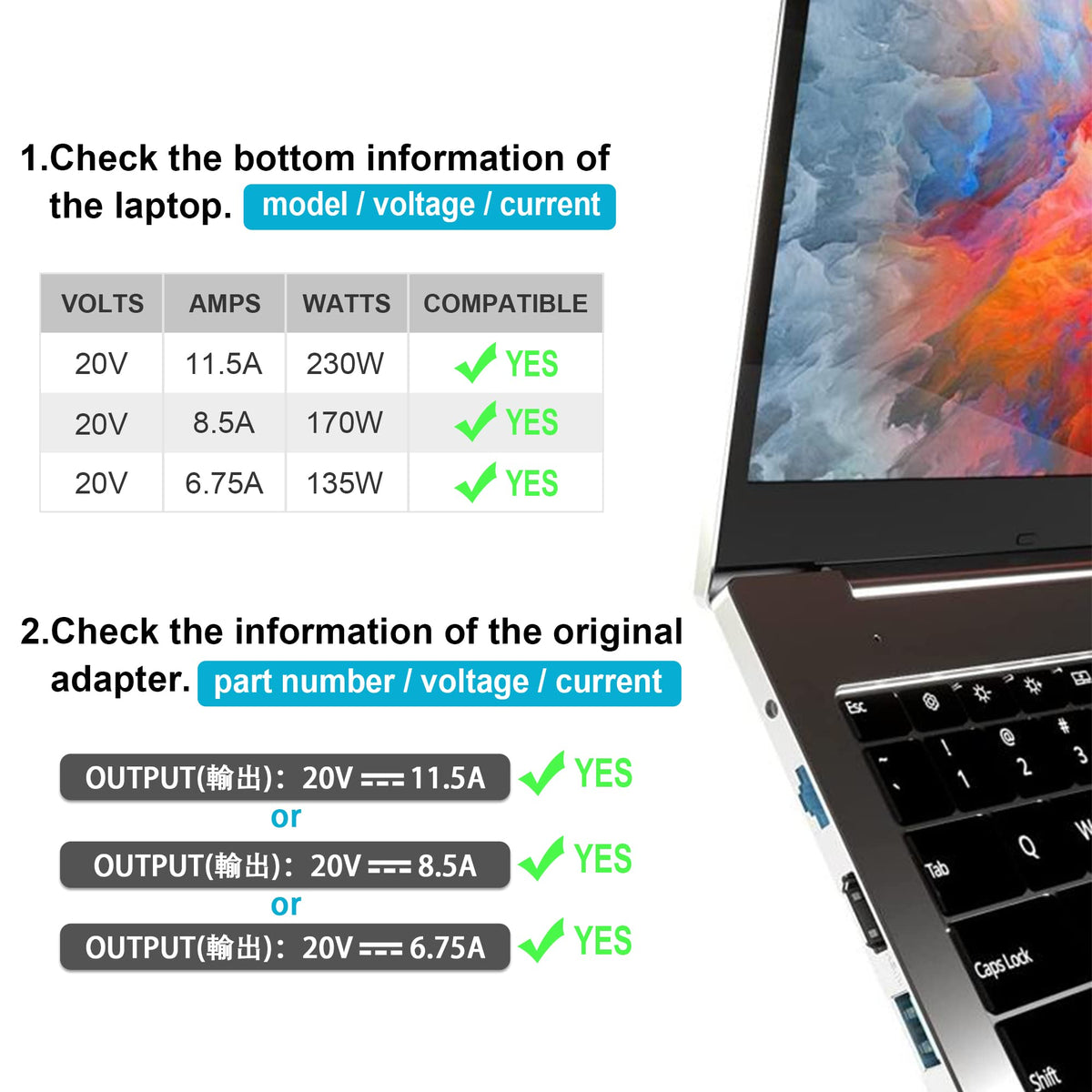 YTech charger demonstrates Legion compatibility through labeling.