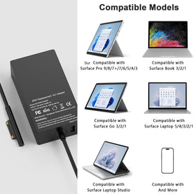 YTech charger next to smartphone to show compact size and easy portability advantage