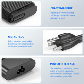 YTech Slim 90W USB-C charger in use with a Dell Precision device