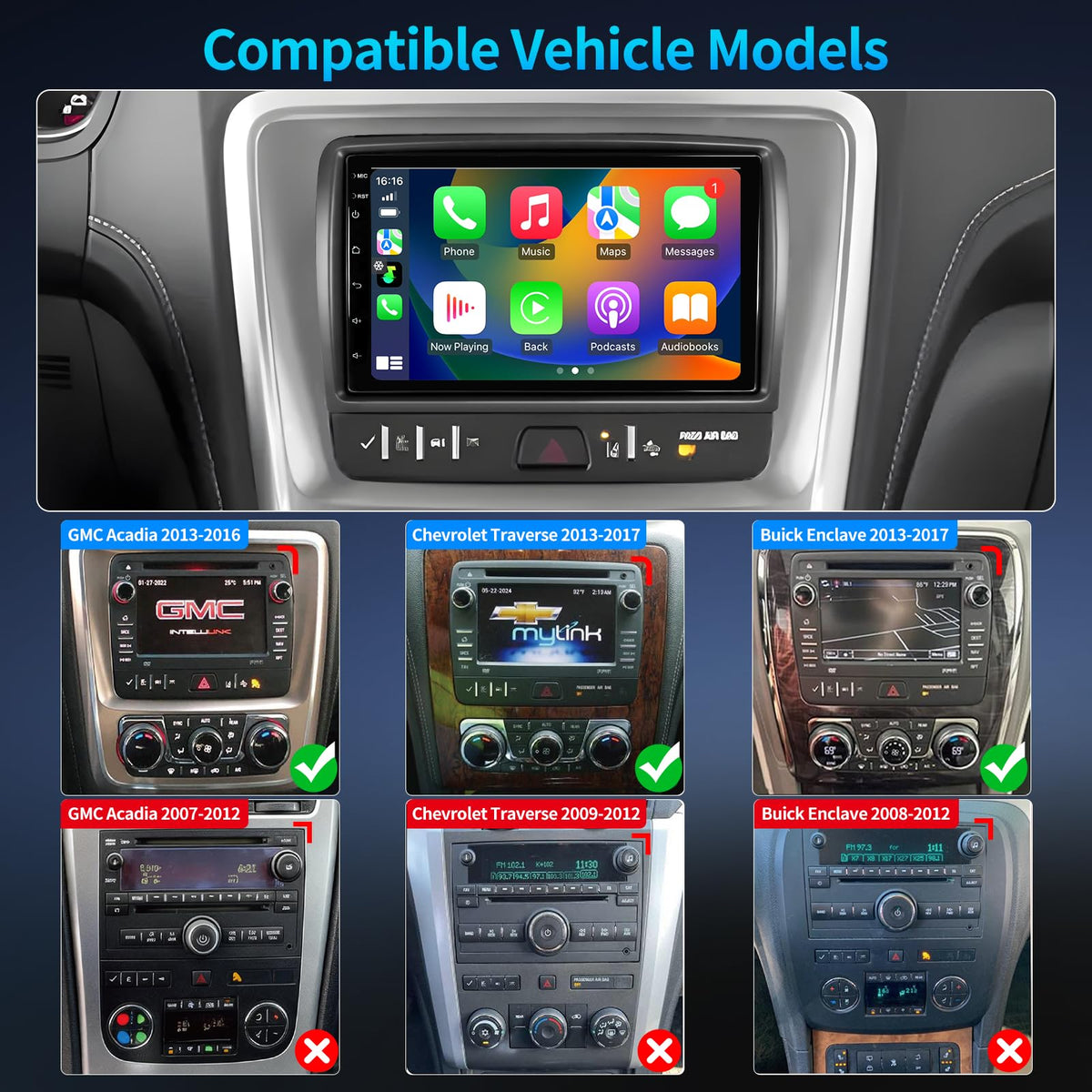 YTPIIVWEW car stereo with WiFi and Bluetooth for seamless pairing on the go.