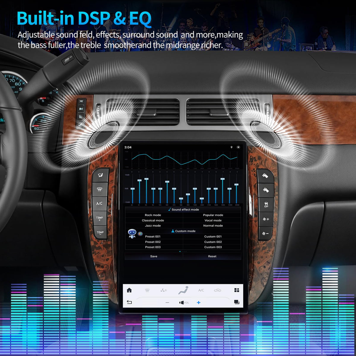 YTPIIVWEW HiFi DSP audio delivers personalized sound across seats