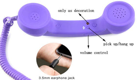 YTYKINOY handset in use with smartphone illustrating comfortable calling