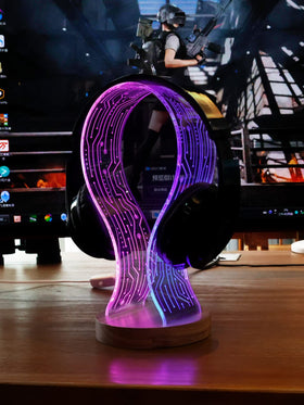 YuanDian LED night light adds ambient glow to the stand
