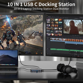 Yuanshan docking station VGA port for legacy displays