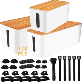 YUANYE front packaging and three box sizes showing tidy storage benefit