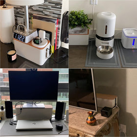 YUANYE lifestyle desk setup demonstrating clean workspace benefit