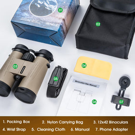YUANZIMOO binoculars provide crisp views at concerts and outdoor events.