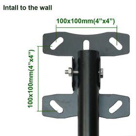 Yuarisx ceiling mount tilts 20 degrees for comfortable angles