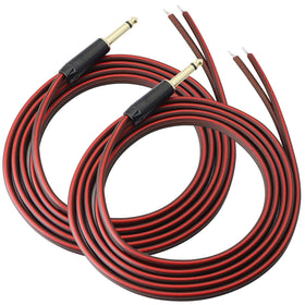 Yuchenfeng crystal-clear-sound TS cable for crisp guitar tones and clean audio.