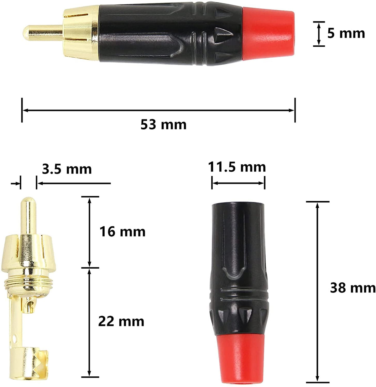 Yuchenfeng red stripe marks positive terminal for fast correct connection.