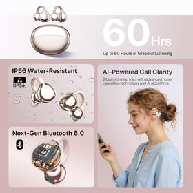 YUEHEMEI Bluetooth 6.0 delivers stable connections for videos and music
