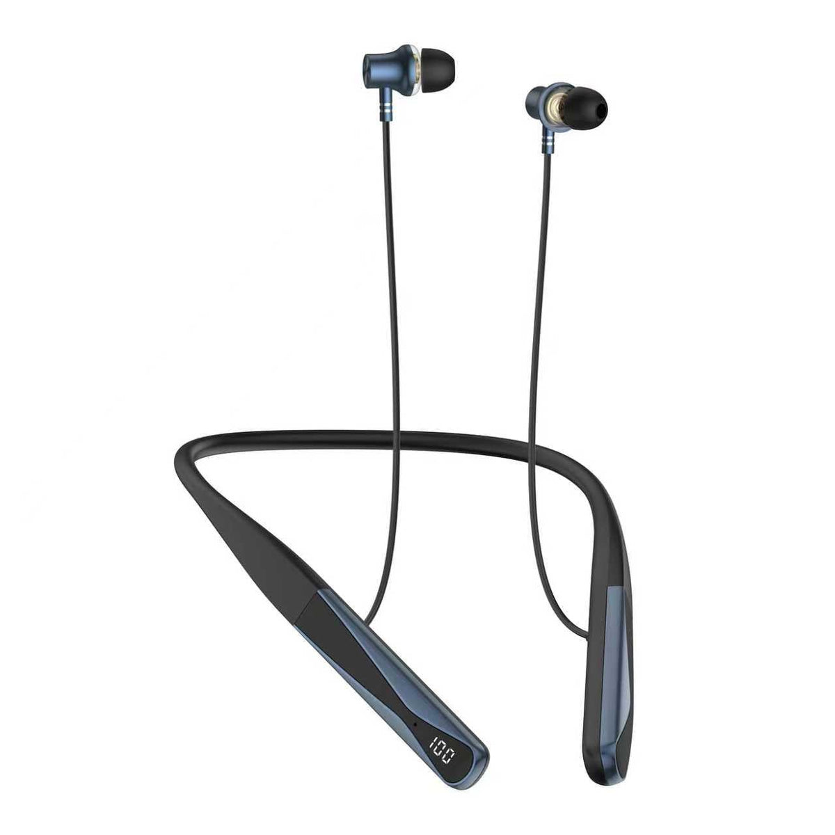YUEPOOL A18 neckband headphones worn for comfortable daily listening