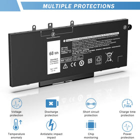 YUERYE GJKNX 68Wh battery internal cells highlight premium-grade construction